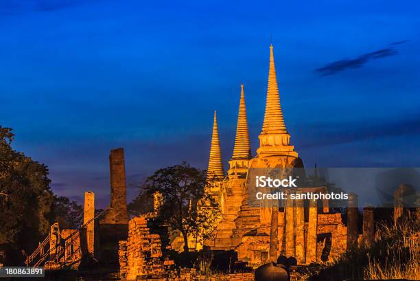 Wat Phra Si Sanphet - Fotografie stock e altre immagini di Ambientazione esterna - Ambientazione esterna, Architettura, Arrangiare