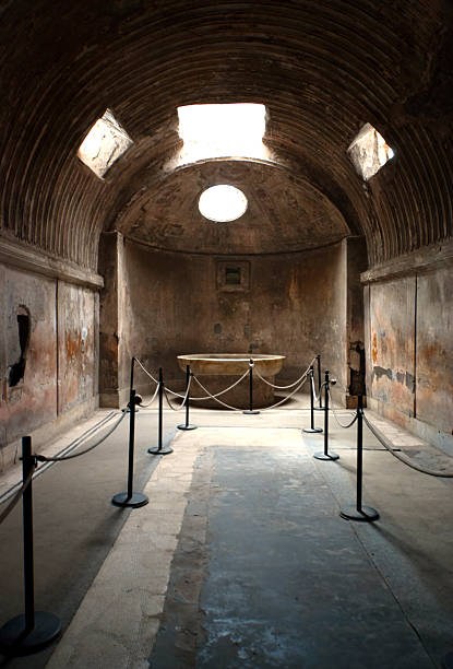 istock Roman Bath in  Pompeii ruins 180864172