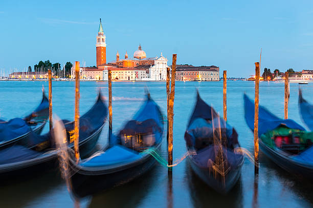 istock Venetian Gondolas, Venice, Italy 180864413