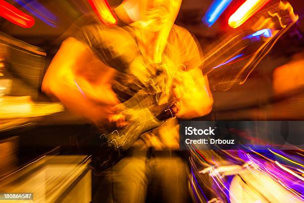 Concerto De Rock - Fotografias de stock e mais imagens de Exposição Longa - Exposição Longa, Desfocado - Focagem, Guitarra