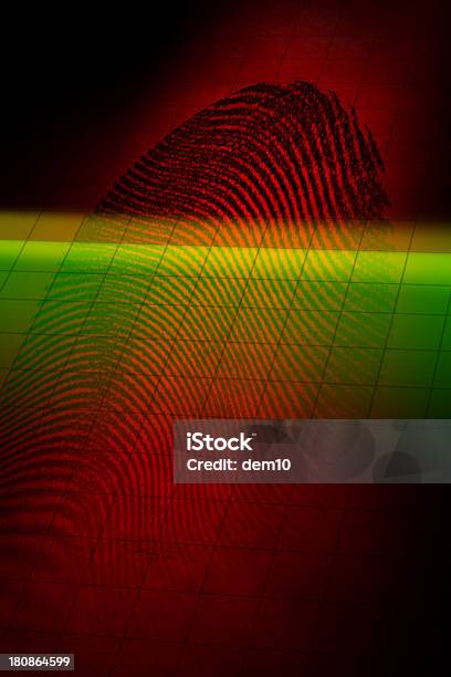 Odcisk Palca Z Wiązki Laserowej - zdjęcia stockowe i więcej obrazów Abstrakcja - Abstrakcja, Odcisk palca, Badania
