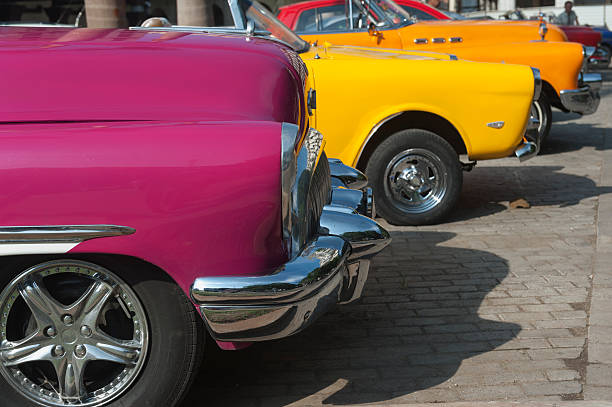 istock old american car in Havana, Cuba 180864653