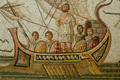 Mosaic of Alexander the Great and his army