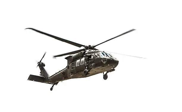 Photo of Military Helecopter Isolated