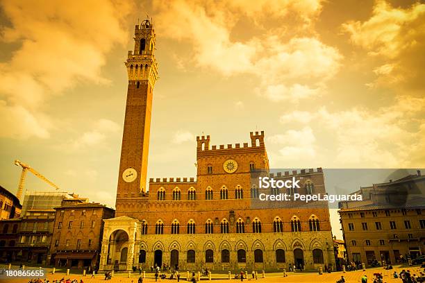 Traditional City Of Siena Italy Stock Photo - Download Image Now - Ancient, Architectural Dome, Balcony