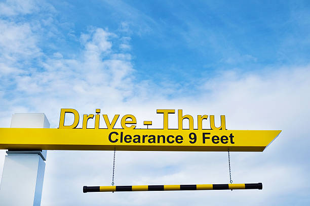 istock Fast Food Drive Thru Lane 180866439