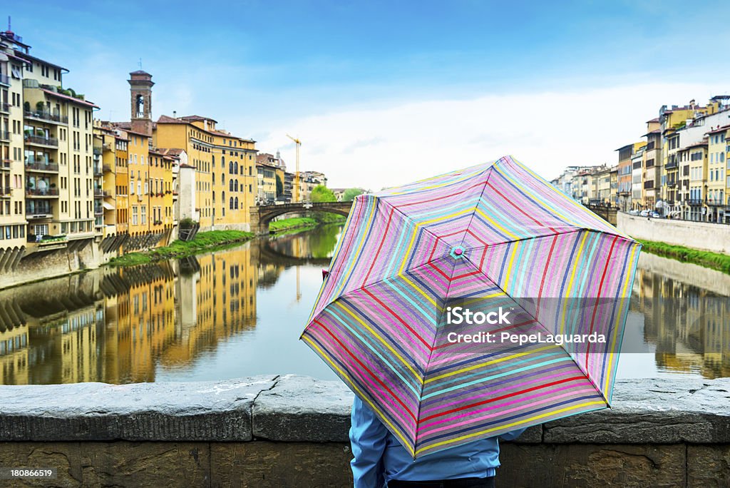 Magnifique vue sur le Ponte Vecchio à Florence, Italie - Photo de Florence - Toscane libre de droits