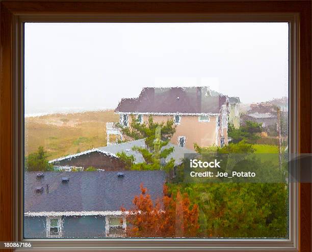 창쪽 Rainstorm 날씨에 대한 스톡 사진 및 기타 이미지 - 날씨, 뇌우, 도시를 벗어난 장면