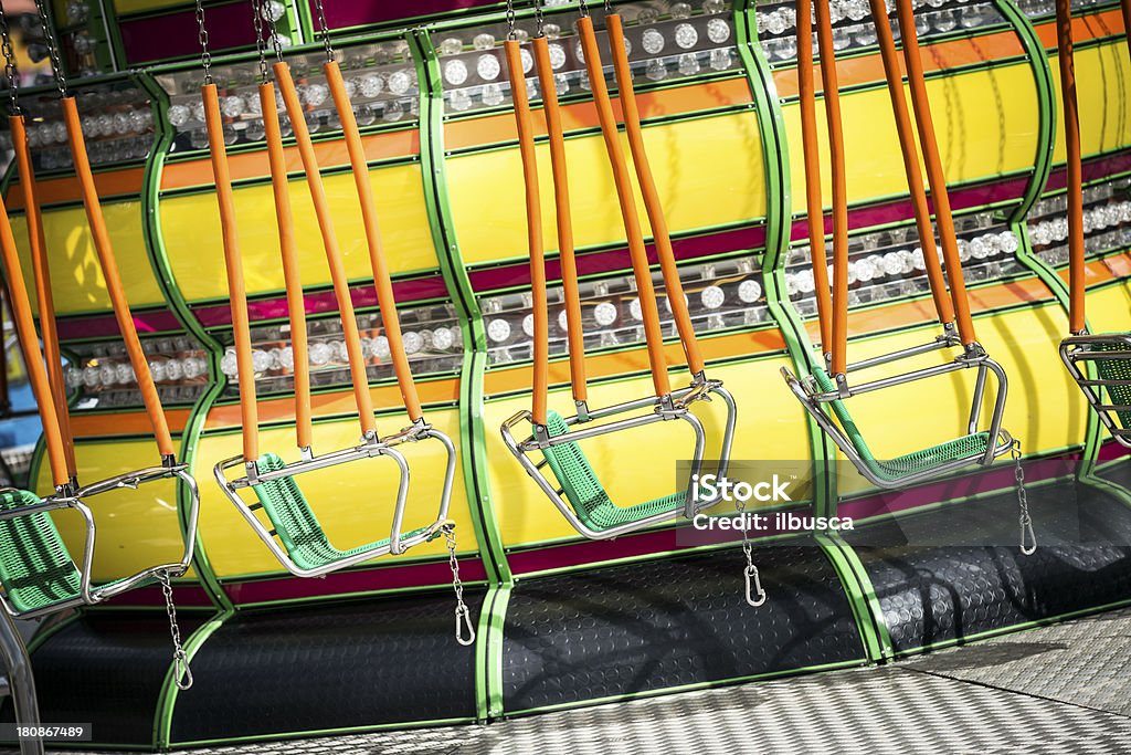 Luna Park background Amusement Park Stock Photo