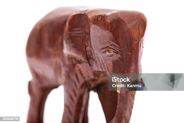 Elefante In Legno - Fotografie stock e altre immagini di Fare - Fare, India, Scultura