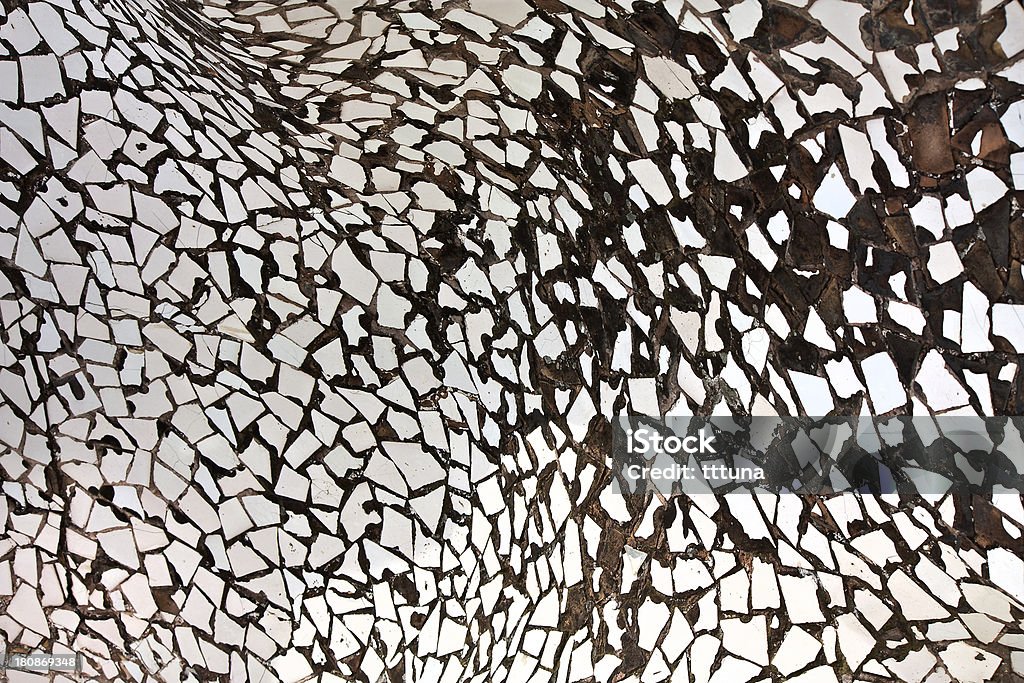 Muro di pietra texture creative design astratto sfondo foto - Foto stock royalty-free di Antico - Vecchio stile