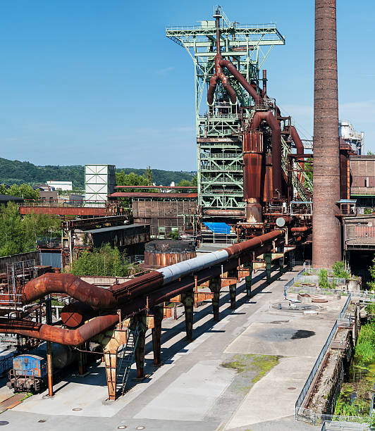 istock Historic blast furnace Germany 180869422