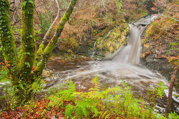 irlanda - mayo republic of ireland waterfall sea foto e immagini stock