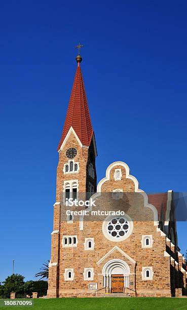 Namíbia Windhoek Christuskirche - Fotografias de stock e mais imagens de Windhoek - Windhoek, Alemanha, Alto - Descrição Física