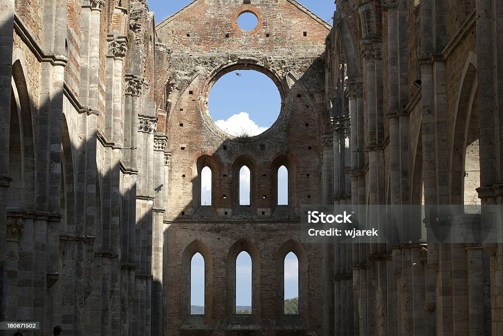 Abteikirche San Galgano - Lizenzfrei Abbazia San Galgano Stock-Foto