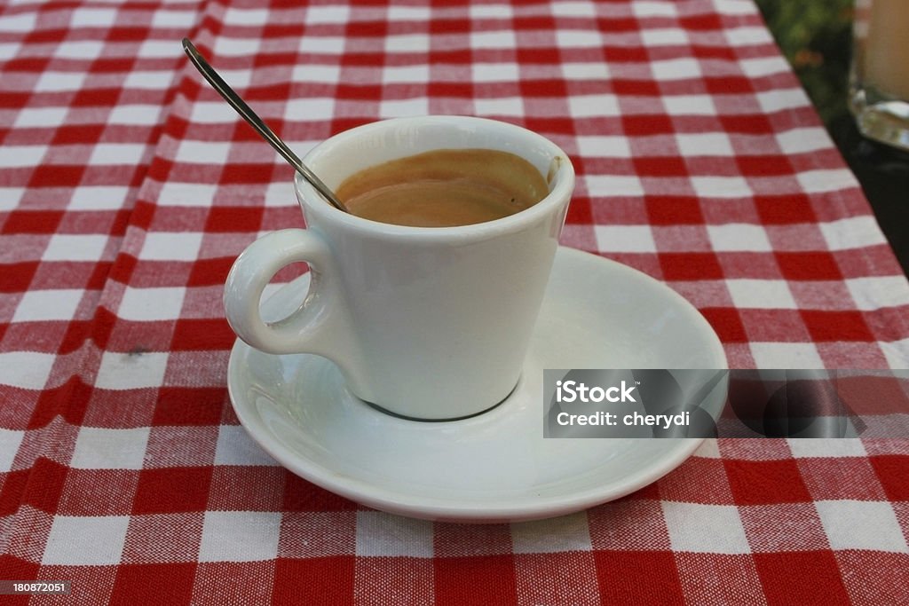 Tempo de café - Foto de stock de Algodão - Material Têxtil royalty-free