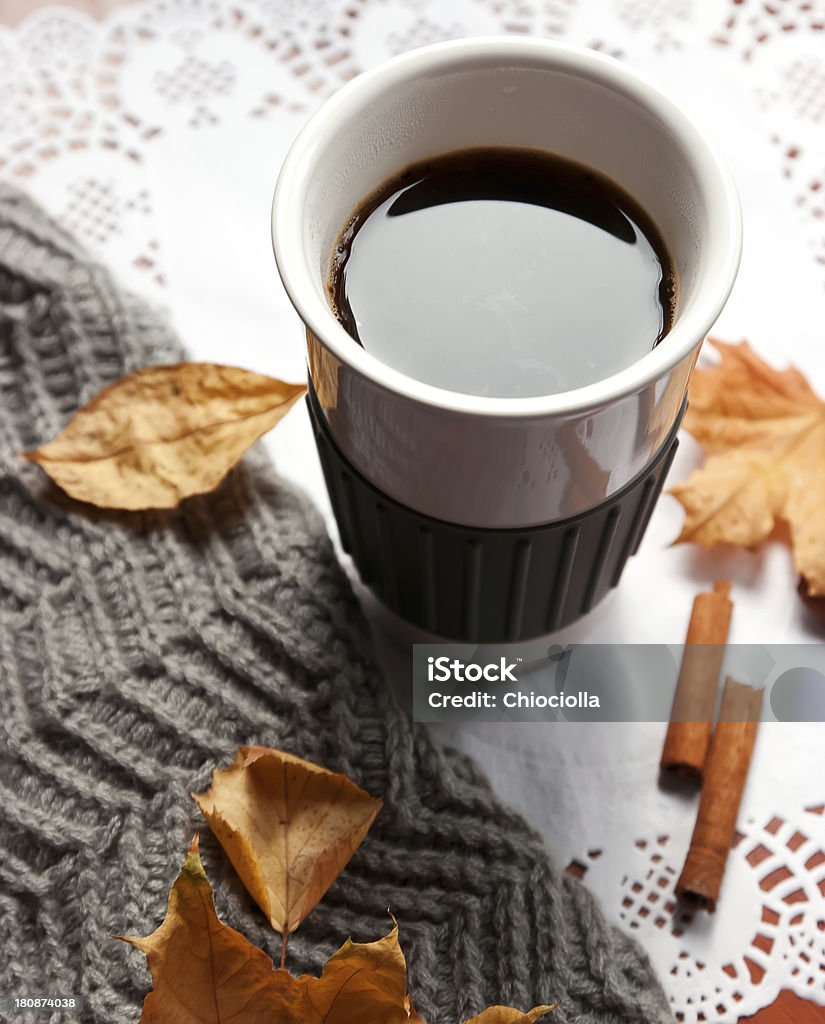 Matin Café de l'automne - Photo de Automne libre de droits