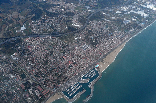 aerial view of Barcelona