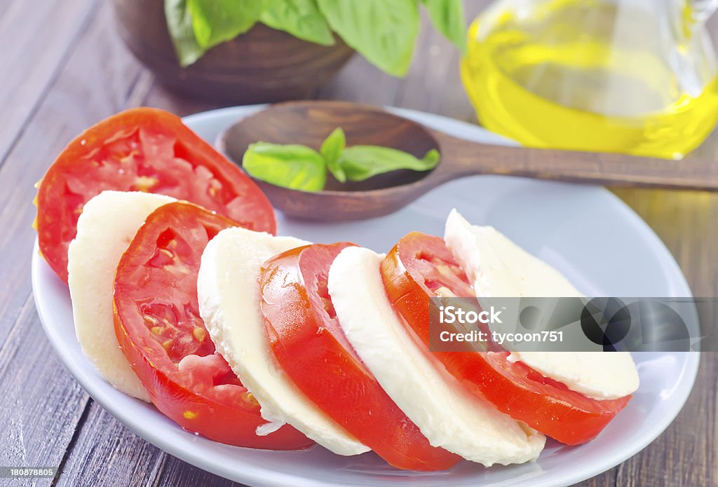 caprese - Foto stock royalty-free di Aceto balsamico