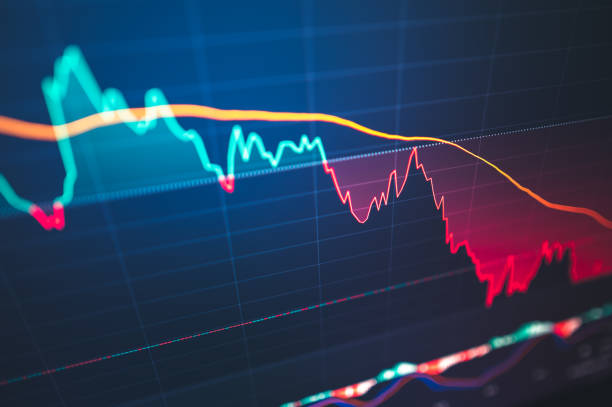 Don't catch the falling knife Financial crisis stockmarket crash in trading investment in and cryptocurrencies uncertainty in money market dont fall down stock pictures, royalty-free photos & images