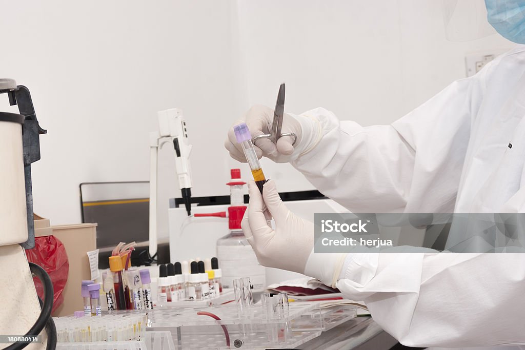 Banco de sangre de laboratorio - Foto de stock de Asistencia sanitaria y medicina libre de derechos