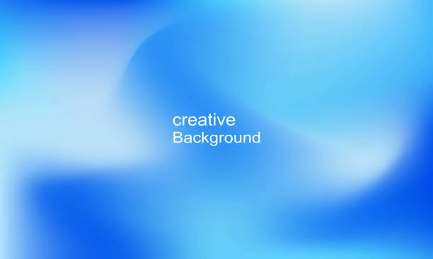 stockillustraties, clipart, cartoons en iconen met colorful abstract background. gradient mesh colored blurred background - blauw