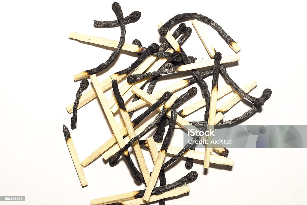 Quemado matchsticks - Foto de stock de Agotamiento mental libre de derechos