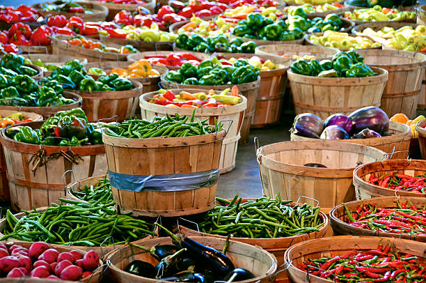 détroit de produits du marché - east photos et images de collection