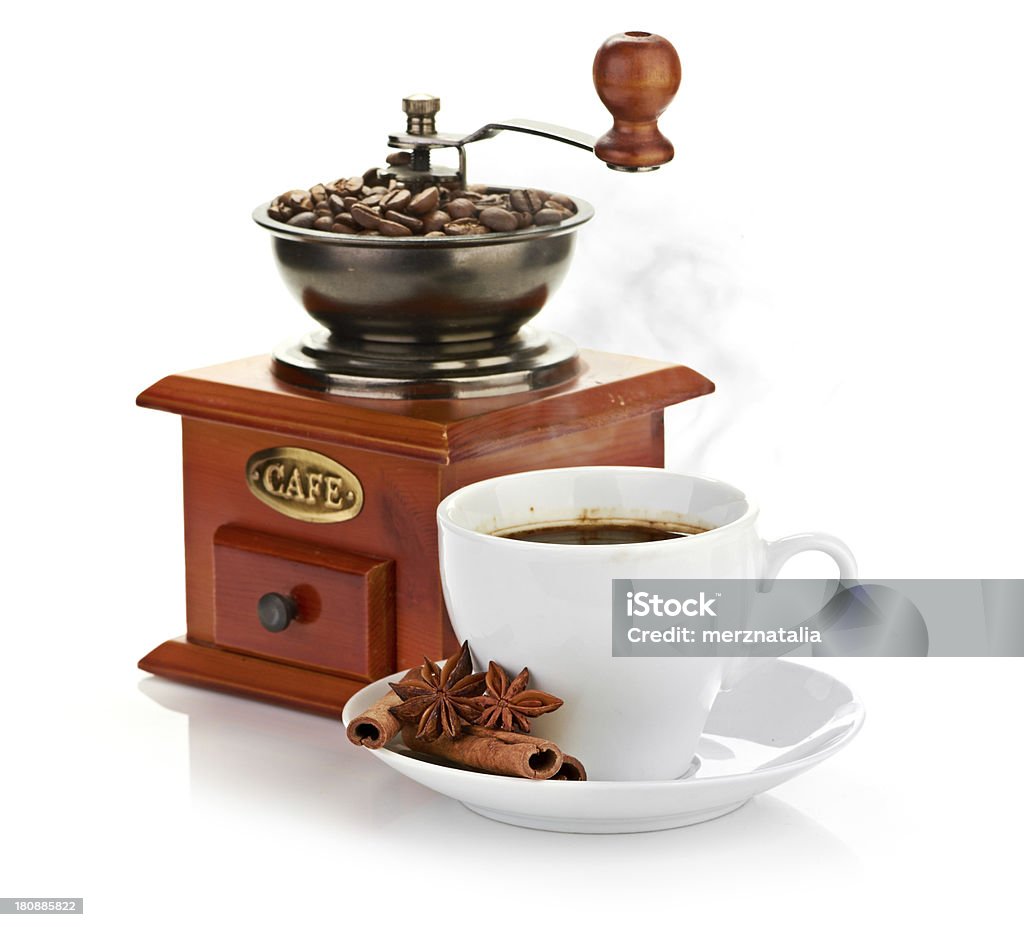 Kaffeemühle - Lizenzfrei Bildhintergrund Stock-Foto