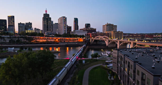 istock Downtown St. Paul, Minnesota at Twilight in Fall 1808882993