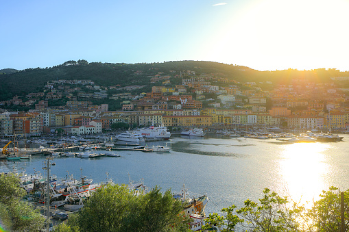 Porto Santo Stefano, Italian coastline sea town in Tuscany