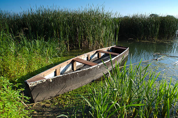 Lussel on the shore stock photo