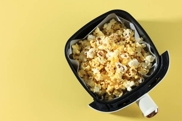 Air Fryer Tray with Butter Popcorn