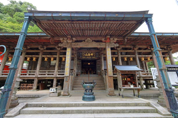 나치산의 나치산 세이간토지(seigantoji-ji temple) - higashimuro 뉴스 사진 이미지