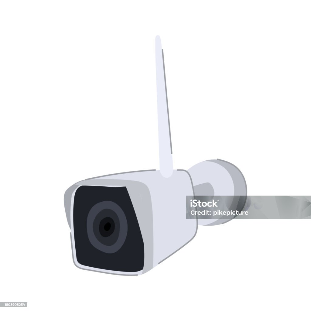 Cartoon Network Camera Privacy Ip Camera Cartoon Vector Illustration Stock Illustration ...