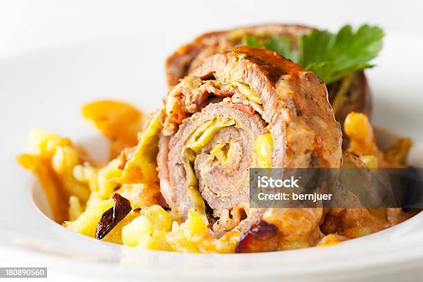 Roulade - Fotografie stock e altre immagini di Rollata di manzo - Rollata di manzo, Roulade, Spaetzle