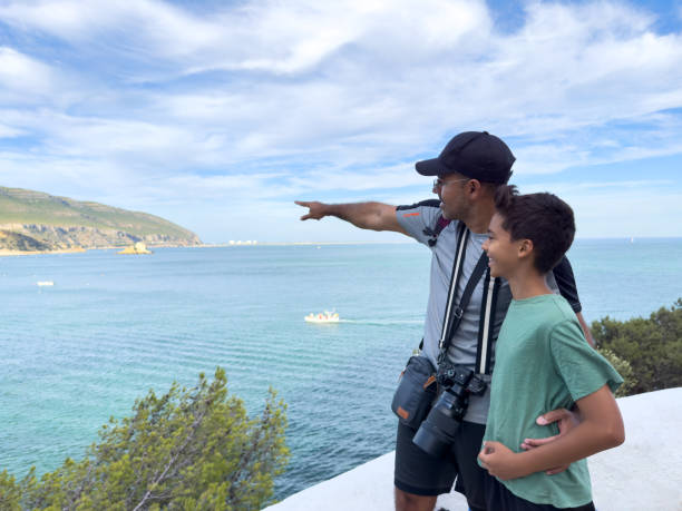 istock Father and son admire landscape 1808907915
