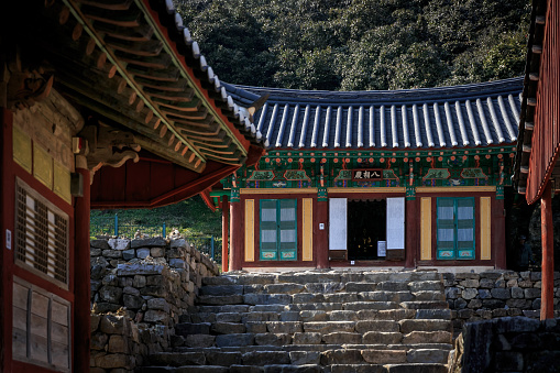 Korean temple Asian old building