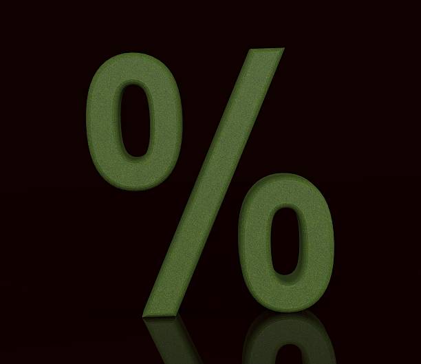 istock Bussines symbols. 3D percentage 180892535