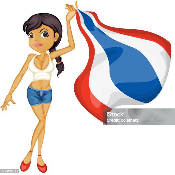 Thailand Mädchen Stock Vektor Art und mehr Bilder von Asien - Asien, ClipArt, Clipping Path