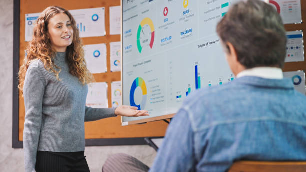 istock business females discuss while meeting about Analytics Tools & Solutions for  development at the office 1808951850