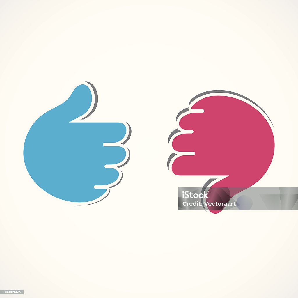 like and unlike cion creative design of hand like ,unlike symbol or up and down vector Adult stock vector