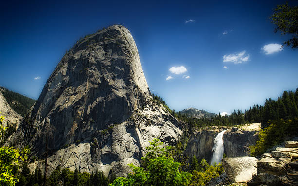 Yosemite National Park, Nevada Fall stock photo
