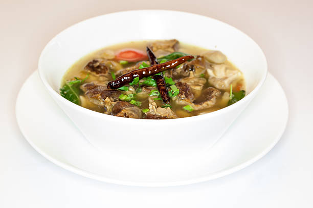 istock Thai style spicy pork soup 180897050