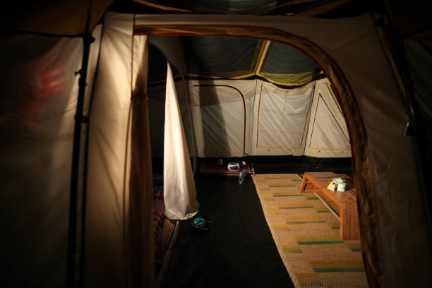istock atmosphere in the camp at night 1808974604