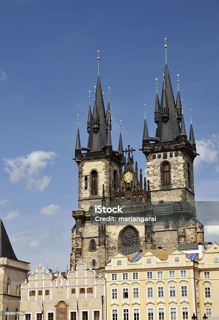 L'église de Mère de Dieu devant Tyn, Prague - Photo de Architecture libre de droits
