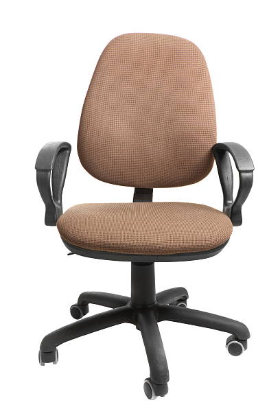 istock Office chair on wheels. Isolated 180898108
