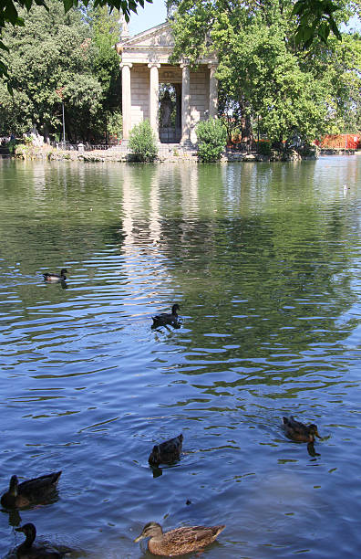 Temple in Borghese gardens