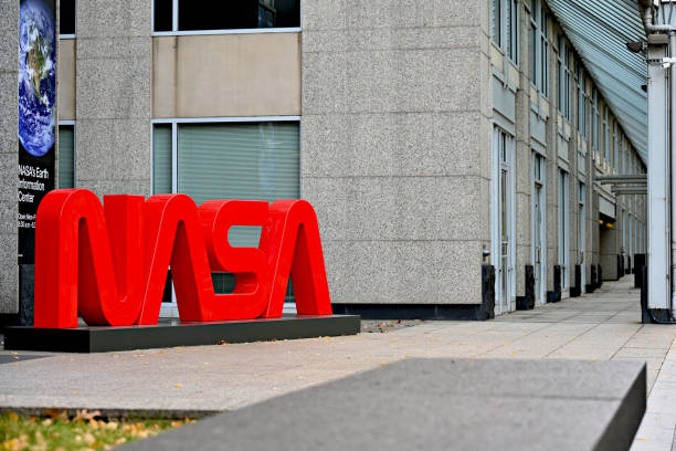 nasa 본부, 워싱턴 d.c. (미국) - nasa nasa kennedy space center sign space 뉴스 사진 이미지