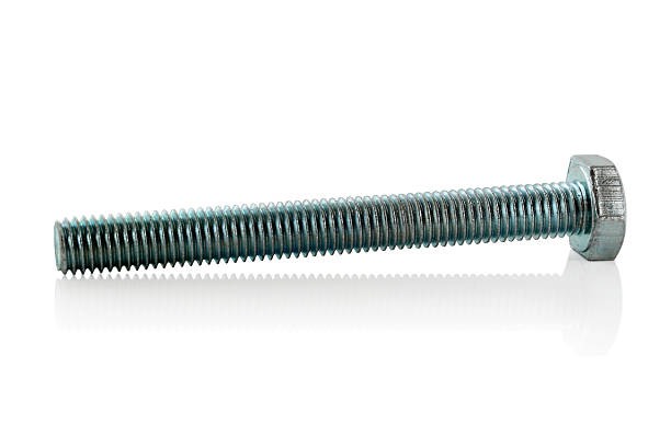 istock Steel zinc coated bolt. 180901399
